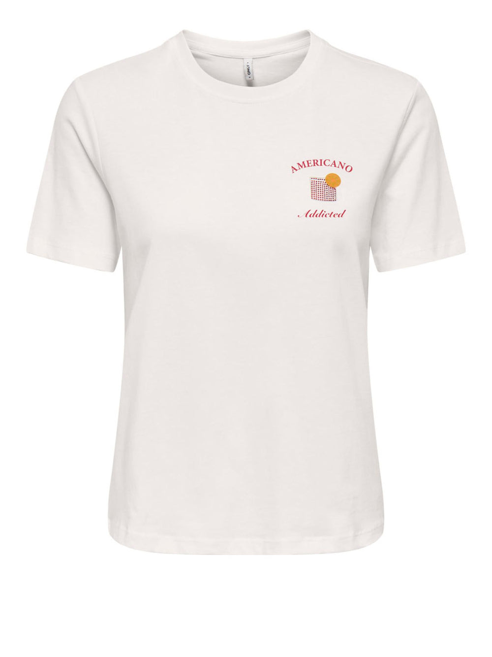 ONLY DROP 2 T-Shirt Only Onlpolly Reg Ss Tee - Bianco