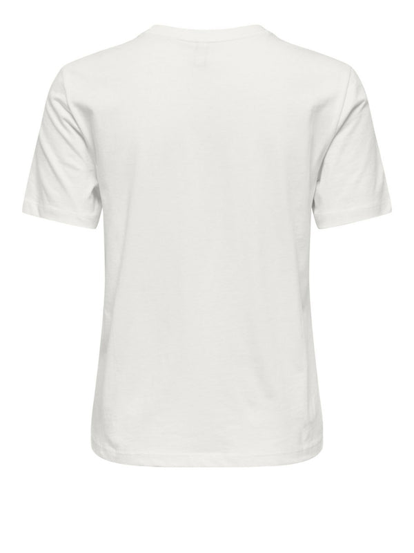 ONLY DROP 2 T-Shirt Only Onlpolly Reg Ss Tee - Bianco