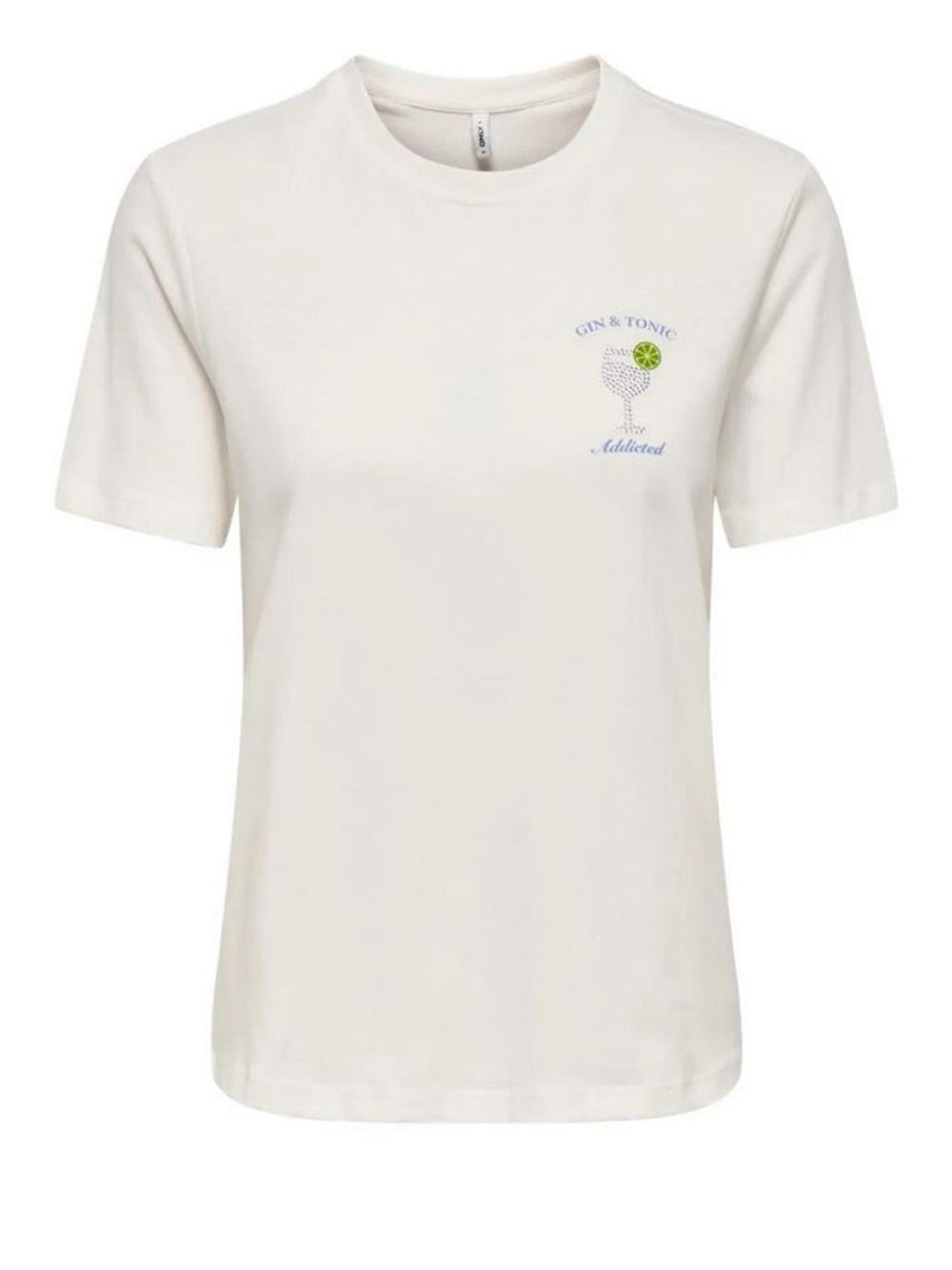 ONLY DROP 2 T-Shirt Onlpolly Only - Bianco