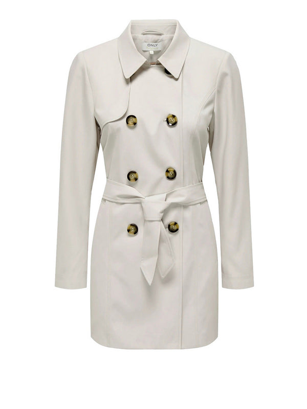 Only Trenchcoat Only Onlvalerie - Avorio