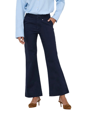 Only Pantalone Only Onlstella Flared Fit - Blu