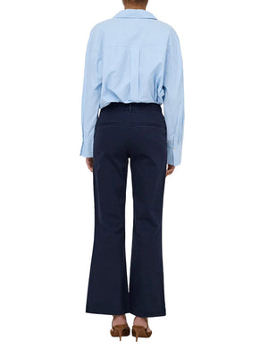 Only Pantalone Only Onlstella Flared Fit - Blu