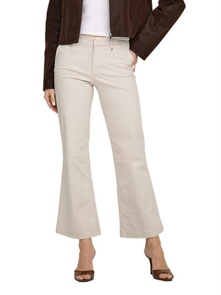 Only Pantalone Only Onlstella Flared Fit - Beige