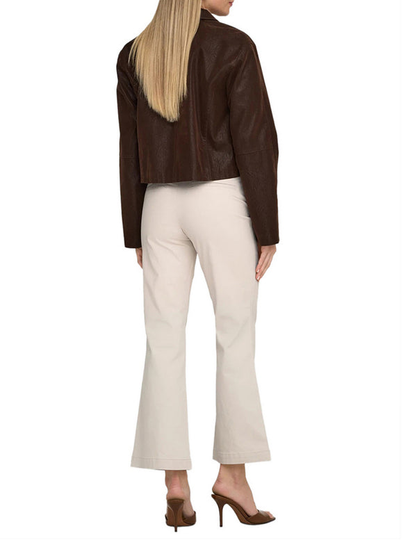 Only Pantalone Only Onlstella Flared Fit - Beige