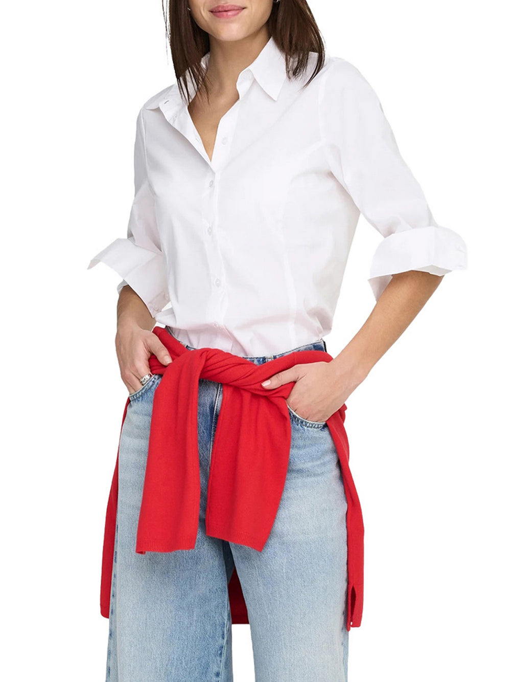 Only Camicia Onlbersa Only - Bianco