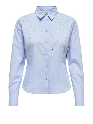 Only Camicia Only Onlevora Aida - Azzurro