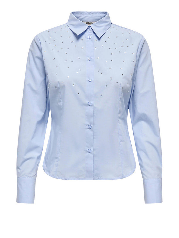 Only Camicia Only Onlevora Aida - Azzurro