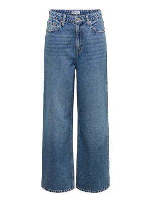 Only Jeans Only Onlsilky Soft Wide Leg - Denim
