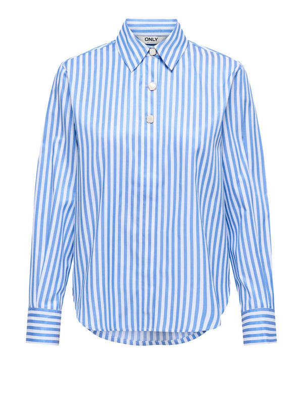 Only Camicia Only Onllyra - Azzurro/Bianco