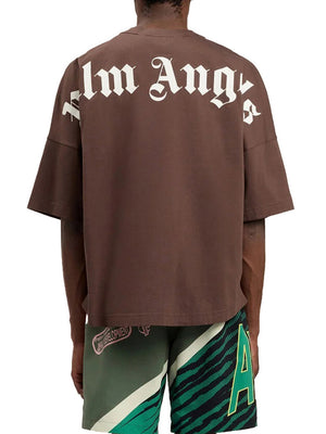 PALM ANGELS T-Shirt Palm Angels Classic Logo - Marrone