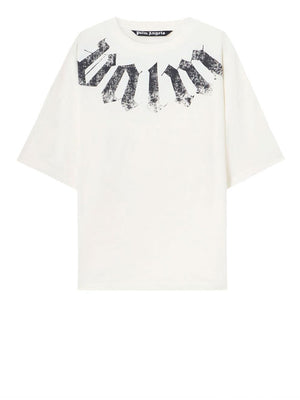 PALM ANGELS T-Shirt Palm Angels Logata - Bianco