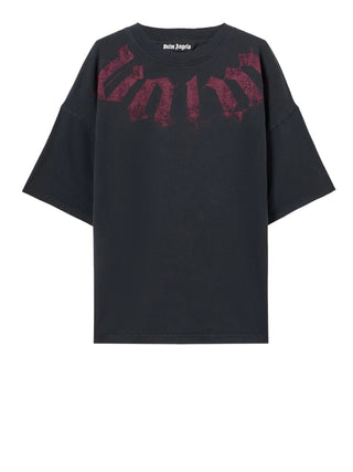 PALM ANGELS T-Shirt Palm Angels Logo Loose Nero