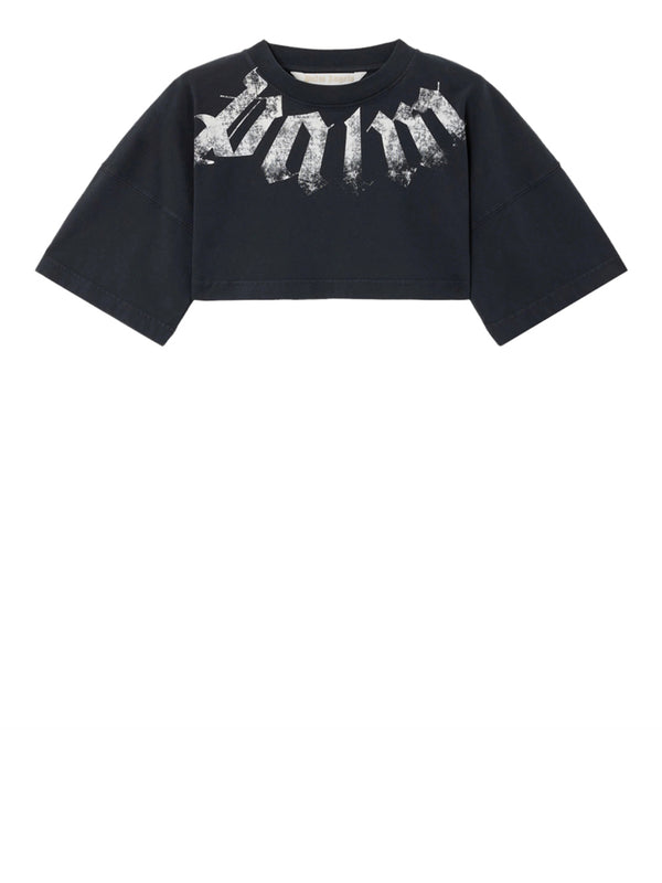 PALM ANGELS T-Shirt Palm Angels Logato Nero