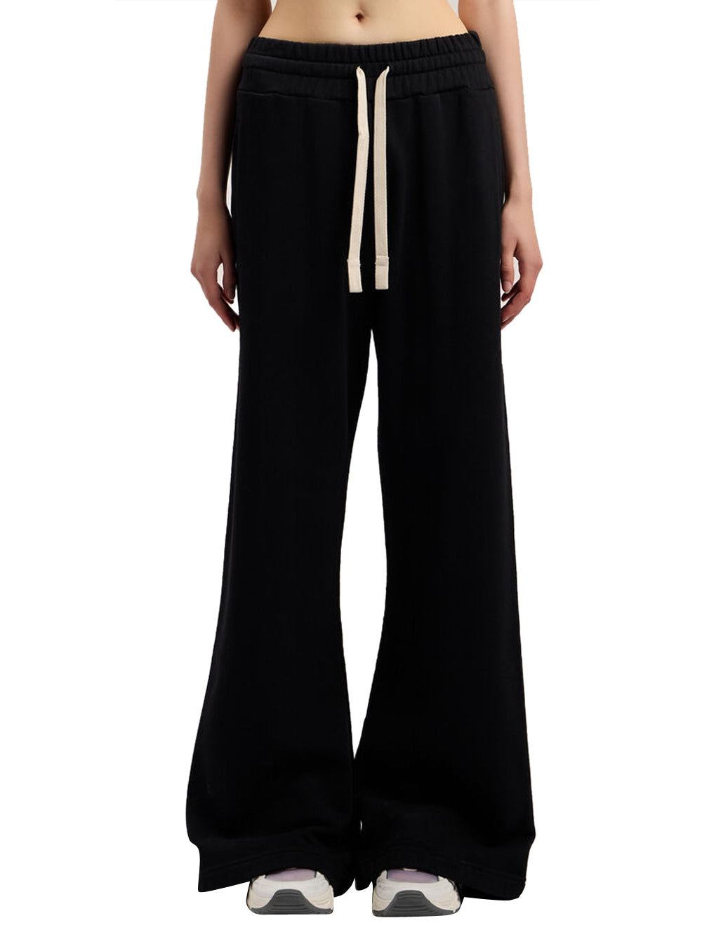 PALM ANGELS Pantalone Palm Angels Tuta Con Logo Curvo - Nero