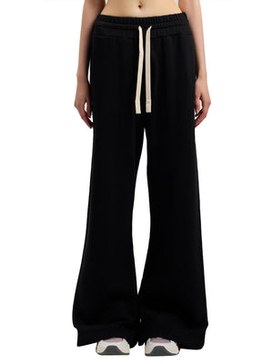 PALM ANGELS Pantalone Palm Angels Tuta Con Logo Curvo - Nero