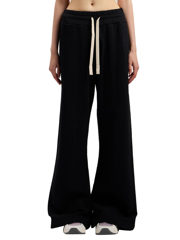 PALM ANGELS Pantalone Palm Angels Tuta Con Logo Curvo - Nero