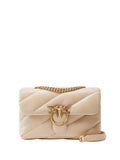 PINKO Borsa A Tracolla Pinko Love Puff Classic Cl Sheep - Cipria/Oro