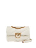 PINKO Borsa A Tracolla Pinko Love Puff Classic Cl Sheep - Bianco/Oro