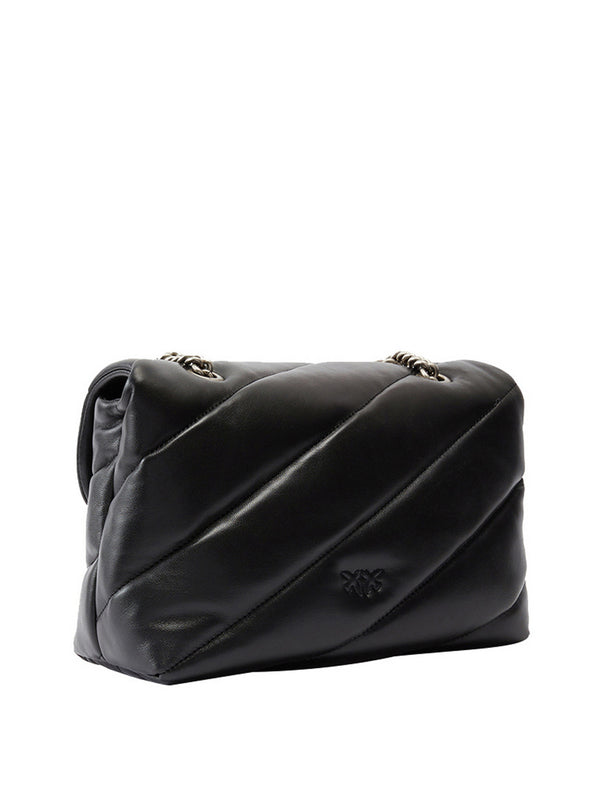 Pinko Borsa A Tracolla Pinko Love Puff Classic Cl Sheep - Nero/Argento