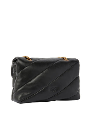 Pinko Borsa A Tracolla Pinko Love Puff Classic Cl Sheep - Nero/Oro