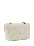 PINKO Borsa A Tracolla Pinko Love Puff Mini Cl Sheep - Bianco/Oro