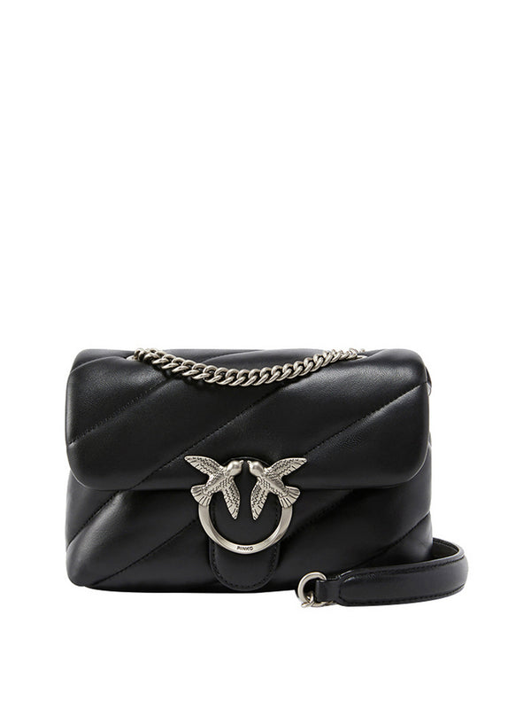 Pinko Borsa A Tracolla Pinko Love Puff Mini Cl Sheep - Nero/Argento