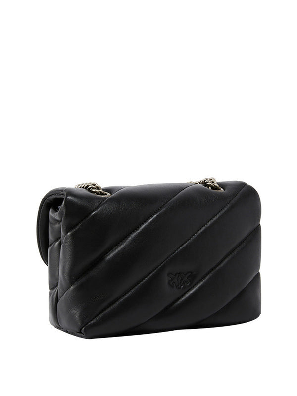 Pinko Borsa A Tracolla Pinko Love Puff Mini Cl Sheep - Nero/Argento
