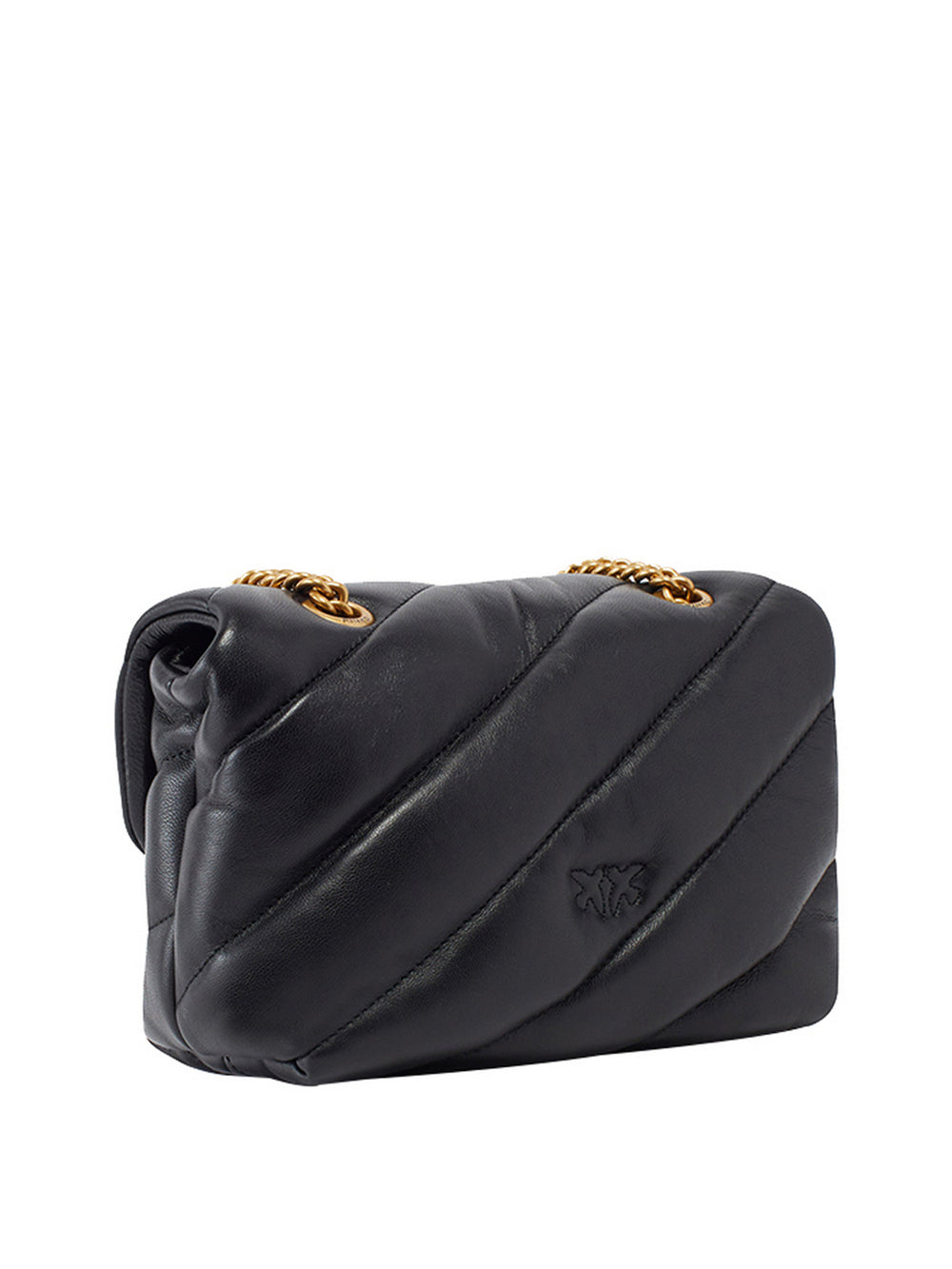 Pinko Borsa A Tracolla Pinko Love Puff Mini Cl Sheep - Nero/Oro