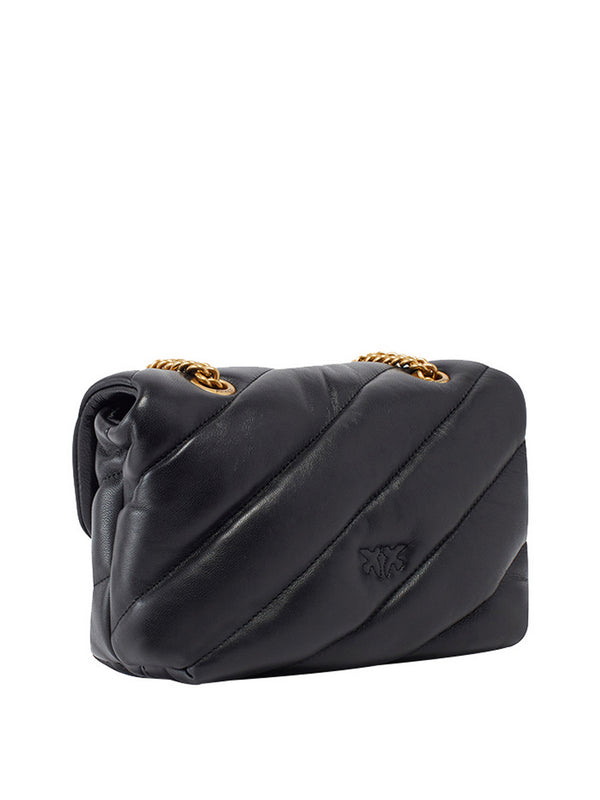 Pinko Borsa A Tracolla Pinko Love Puff Mini Cl Sheep - Nero/Oro