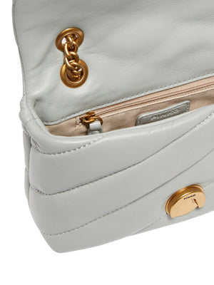 PINKO Pinko Borsa A Tracolla Baby Love Bag Puff Maxi Quilt Grigio Oro