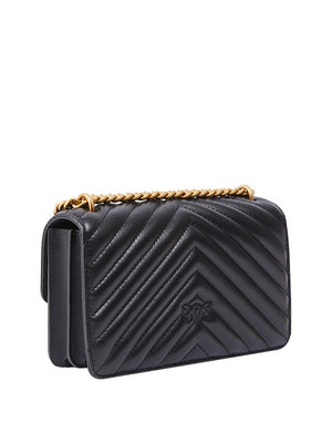 Pinko Borsa A Tracolla Pinko Love One Mini Dc Sheep - Nero/Oro