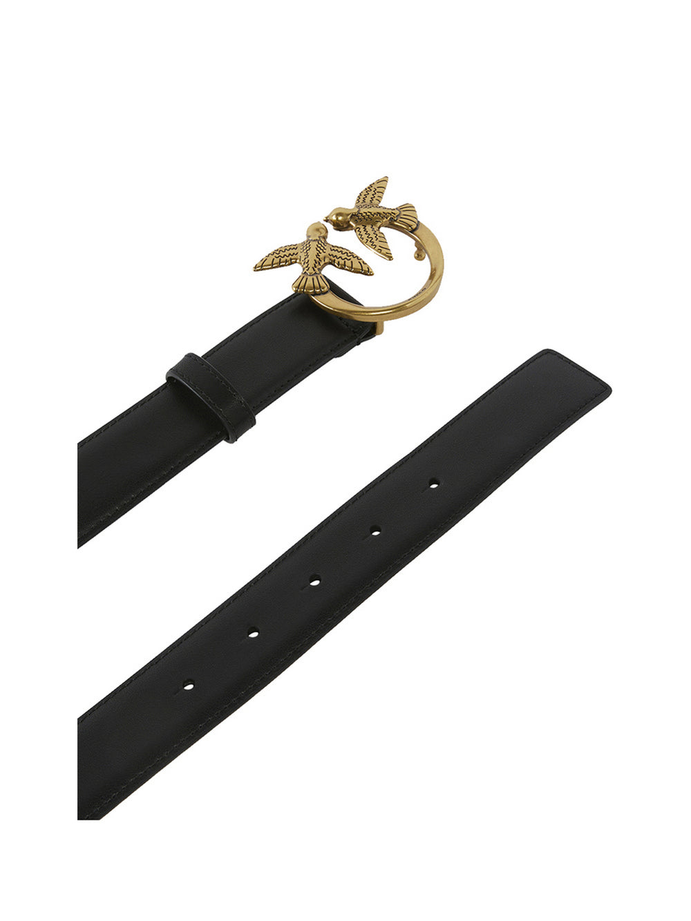 Pinko Cintura Pinko Love Berry H3 Belt Low - Nero/Oro