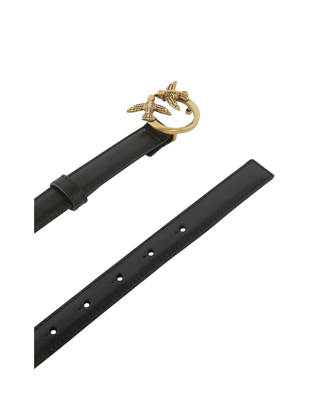 Pinko Cintura Pinko Love Berry H2 Belt Low - Nero/Oro