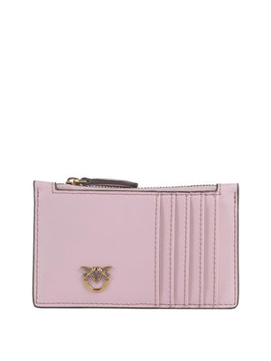 Pinko Portacarte Pinko Airone - Rosa/Oro