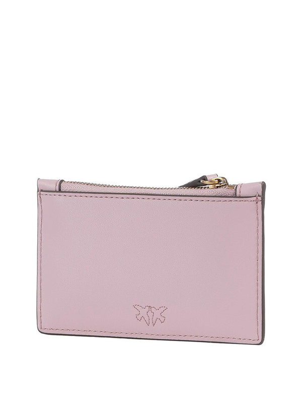Pinko Portacarte Pinko Airone - Rosa/Oro