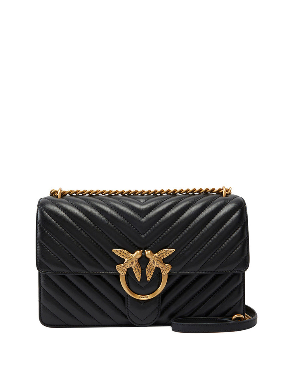 Pinko Borsa A Tracolla Pinko Love One Classic Dc Sheep - Nero/Oro