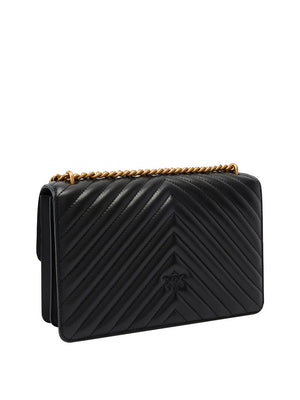 Pinko Borsa A Tracolla Pinko Love One Classic Dc Sheep - Nero/Oro