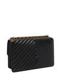 PINKO Borsa A Tracolla Pinko Love One Classic Dc Sheep - Nero/Oro