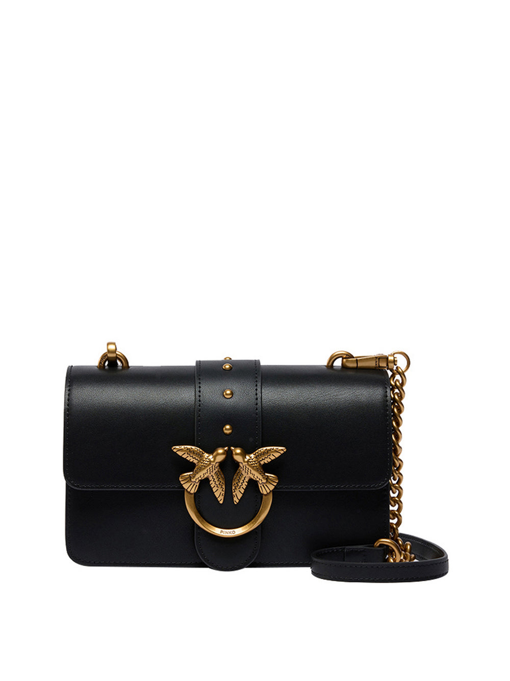 Pinko Borsa A Tracolla Pinko Love One Mini - Nero/Oro