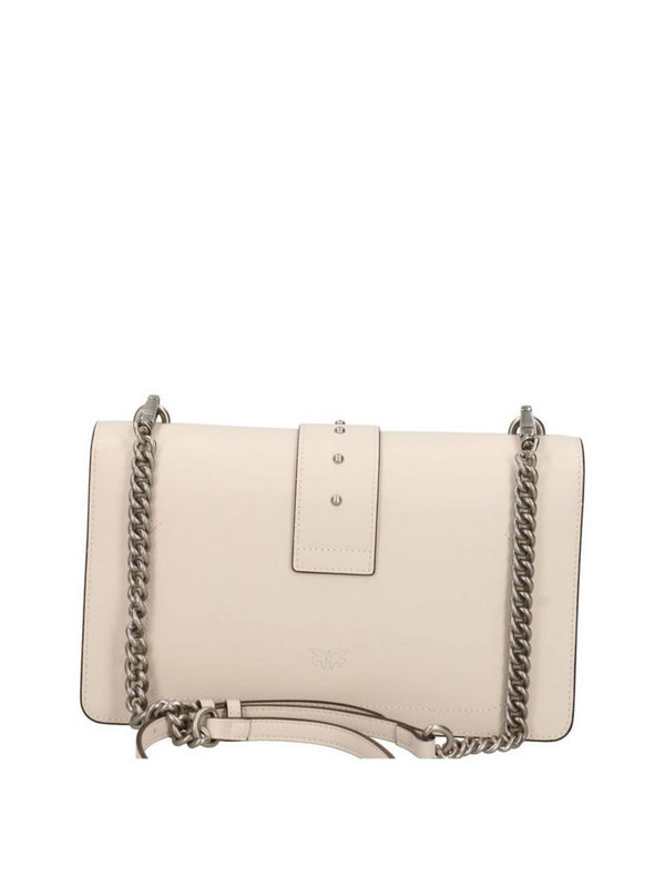Pinko Borsa A Tracolla Pinko Love One Mini Classic - Beige/Grigio