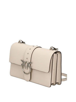 Pinko Borsa A Tracolla Pinko Love One Mini Classic - Beige/Grigio