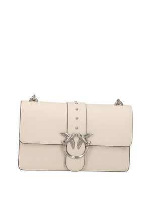 Pinko Borsa A Tracolla Pinko Love One Mini Classic - Beige/Grigio