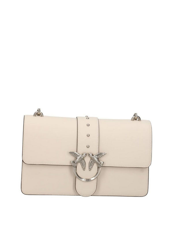 Pinko Borsa A Tracolla Pinko Love One Mini Classic - Beige/Grigio