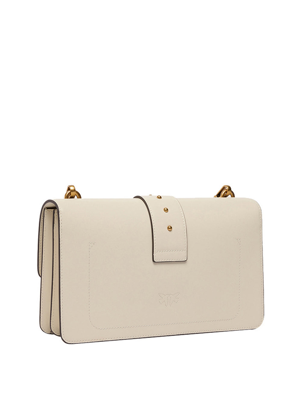 Pinko Borsa A Tracolla Pinko Love One Classic - Bianco/Oro