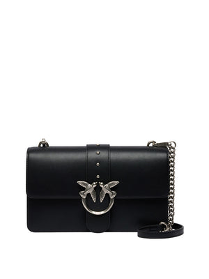 Pinko Borsa A Tracolla Pinko Love One Classic - Nero/Argento