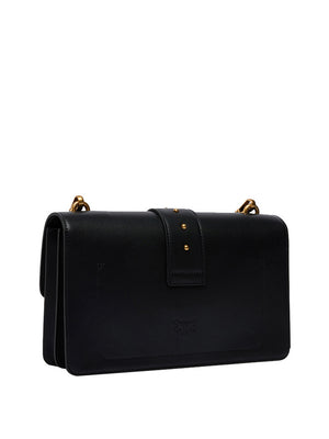 Pinko Borsa A Tracolla Pinko Love One Classic - Nero/Oro