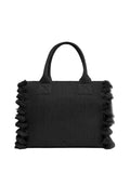 PINKO Borsa Shopper Pinko Beach In Rafia - Nero