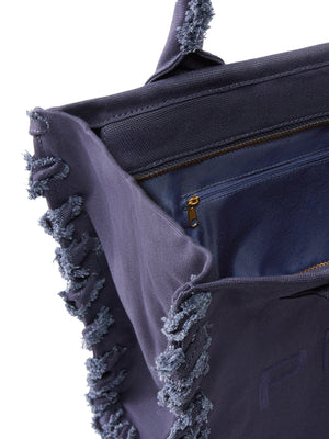 PINKO Borsa Shopper Pinko Beach In Canvas - Viola