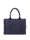 PINKO Borsa Shopper Pinko Beach In Canvas - Viola
