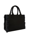 PINKO Borsa Shopper Pinko Beach In Canvas - Nero